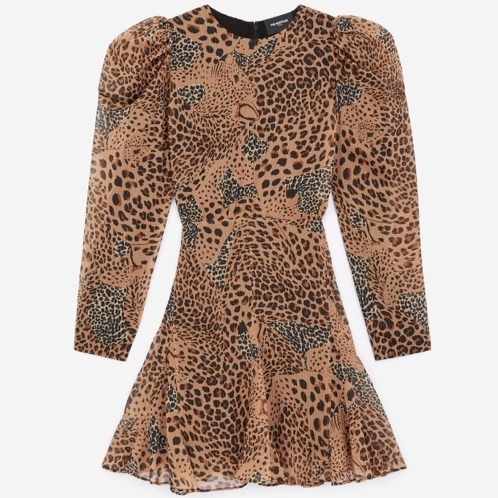NWT: The Kooples Animal Print Dress: Sz: 4 🐆